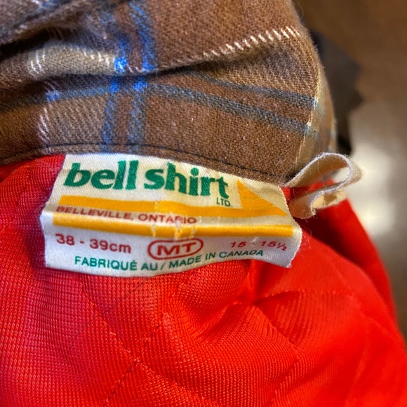 Vintage flannel insulated work shirt - Picture 3 of 3